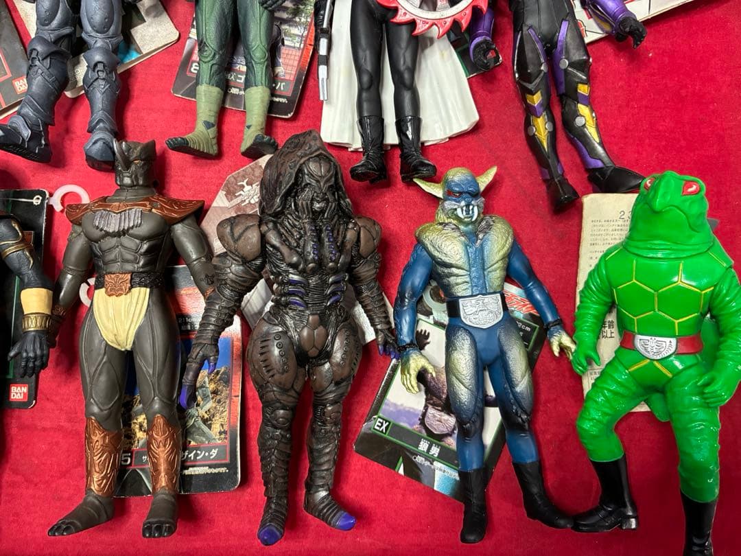 タグ付き 仮面ライダー 怪人シリーズ 21体 まとめ売り ソフビ