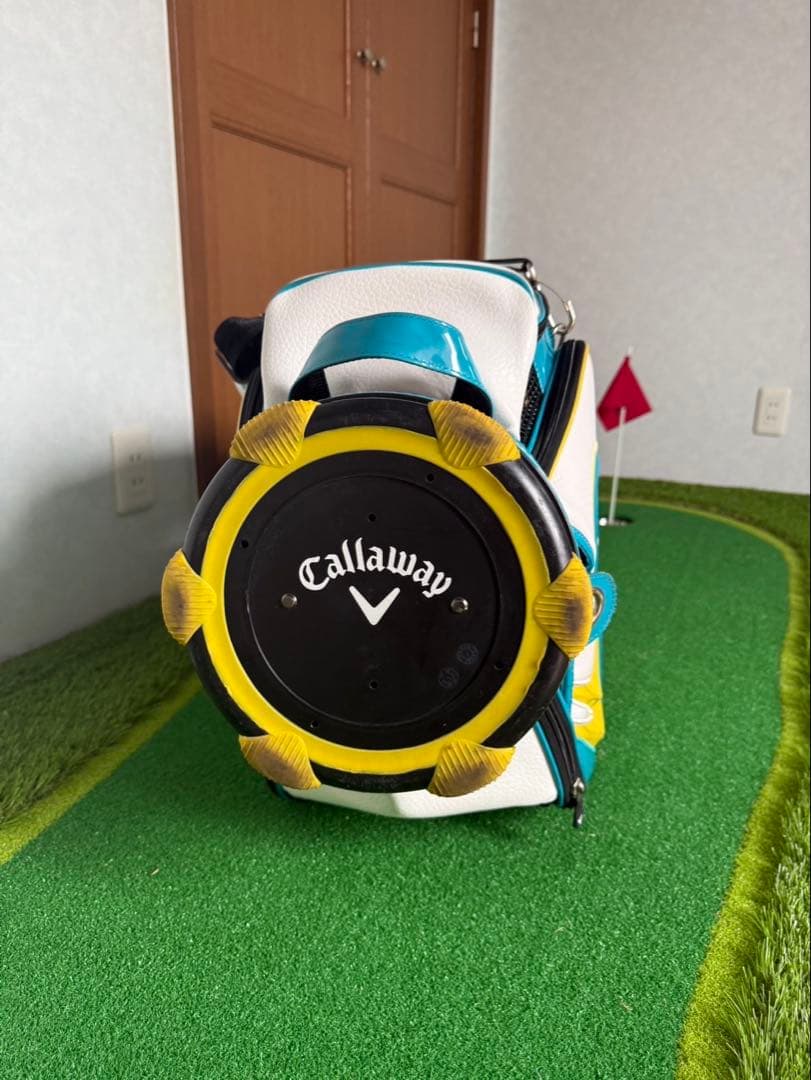 Callaway キャディバッグ ホワイト/ターコイズ