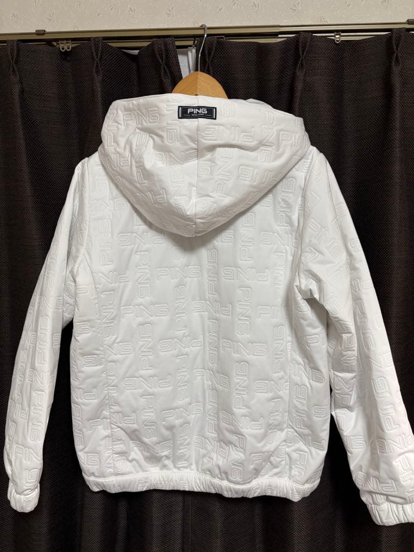 PING フード付きキルティングアウター