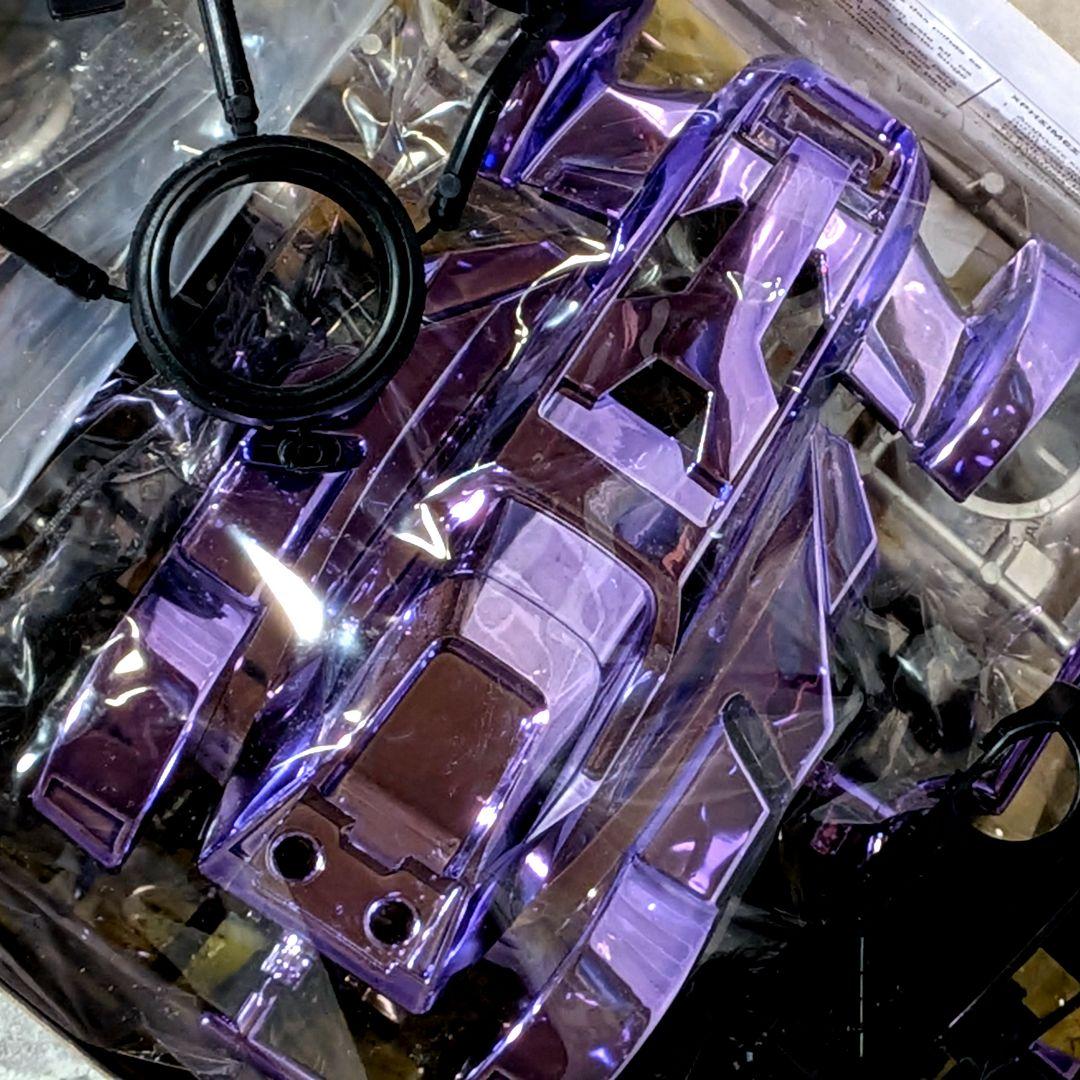 激レア！タミヤ ミニ四駆PRO サバンナレオ メタリック(パ-プル)仕様 未組立