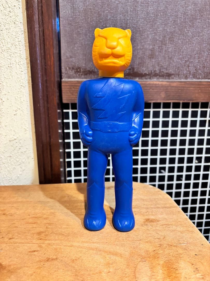 フィギュア ソフビ【鉄人タイガーセブン】 レトロ 当時物 玩具 シャンプーボトル