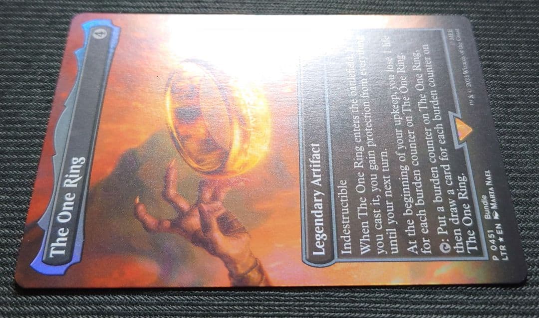 mtg 稀少個体 FOIL 1つの指輪 英語版 ボーダーレス ltr