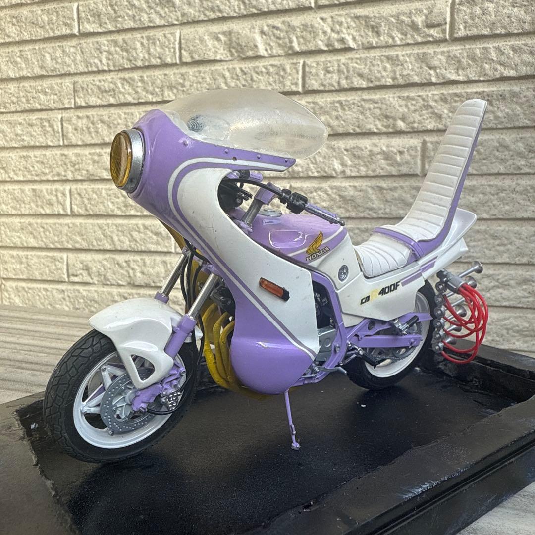 俺のマシン　CBR400F 完成品　当時物　旧車會　暴走族 ロケット　1/12