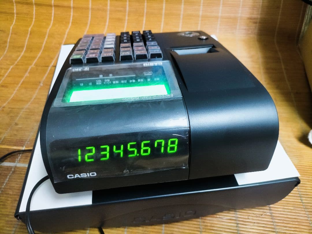 新品カシオレジスター　TE-340　フル設定無料　送料無料人気機種　982999