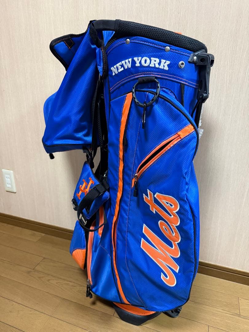 NY Mets スタンドゴルフバッグ メッツカラー