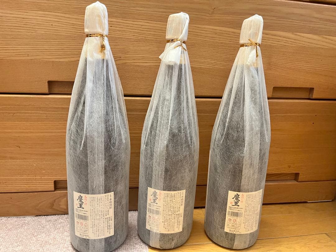 魔王　焼酎　1800ml 3本セット　一升　未開封新品　⑧