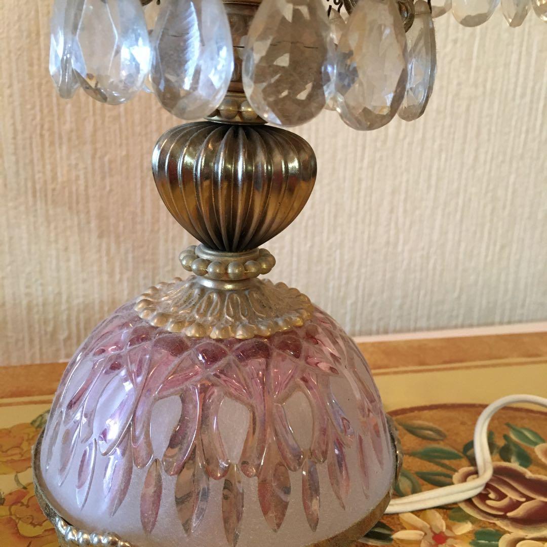 照明　ガラス　フランス　アンティーク　美術品