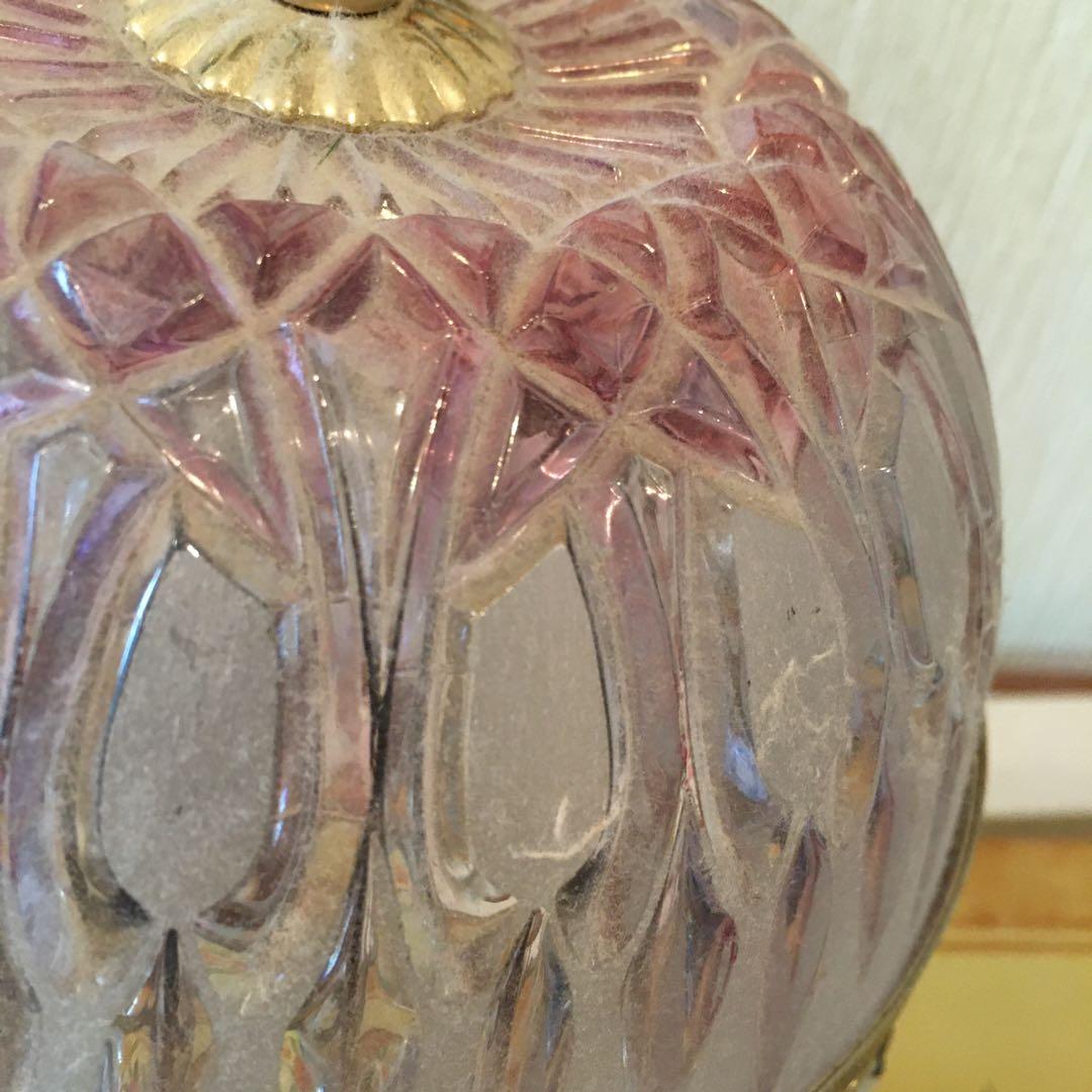 照明　ガラス　フランス　アンティーク　美術品