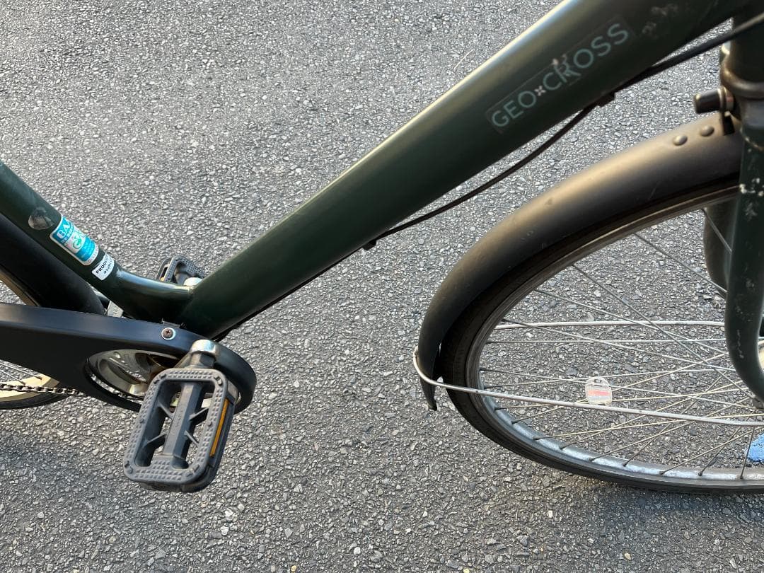 ニ*ム様 中古外装6段変速オートライト自転車（チェーン新品）27インチ※配達地域