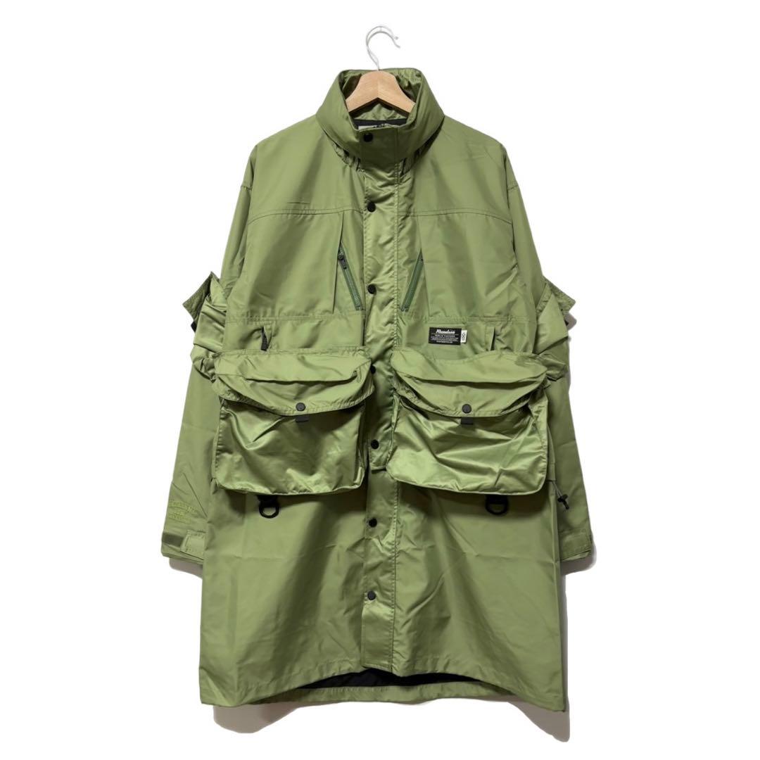 ラッセルノ ゴルフ 2Way カスタム ロング ジャケット カーキ XL 6