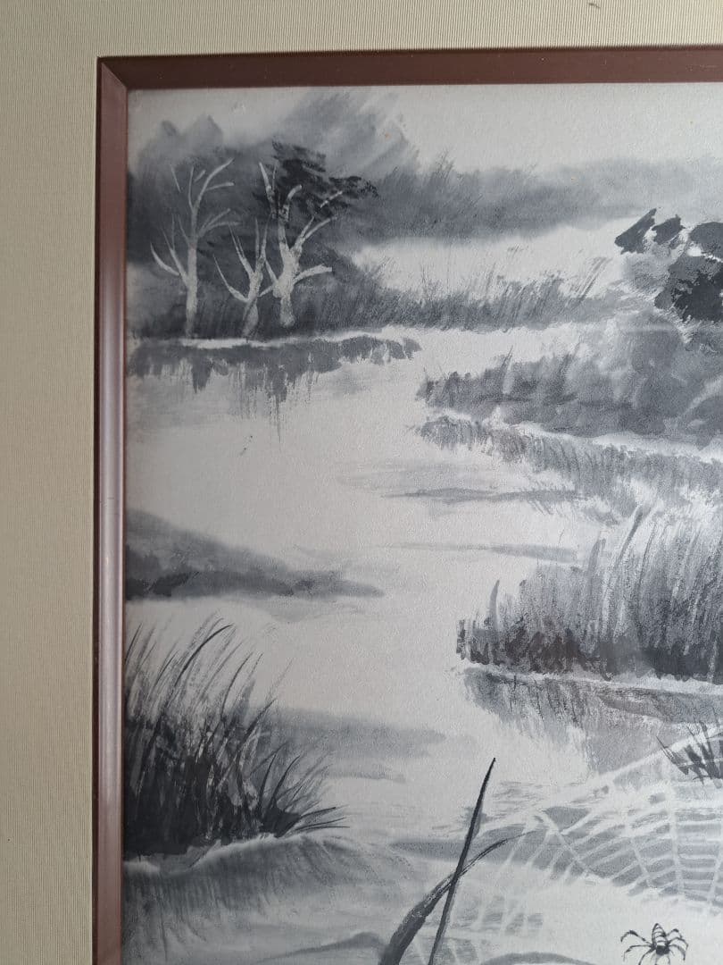 曾祖父の家宝　水墨画