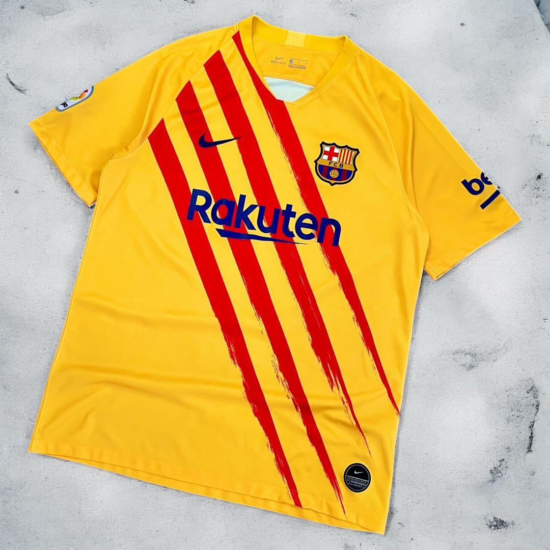 【美品】19/20 FCバルセロナ 4th ユニフォーム 半袖 NIKE XL