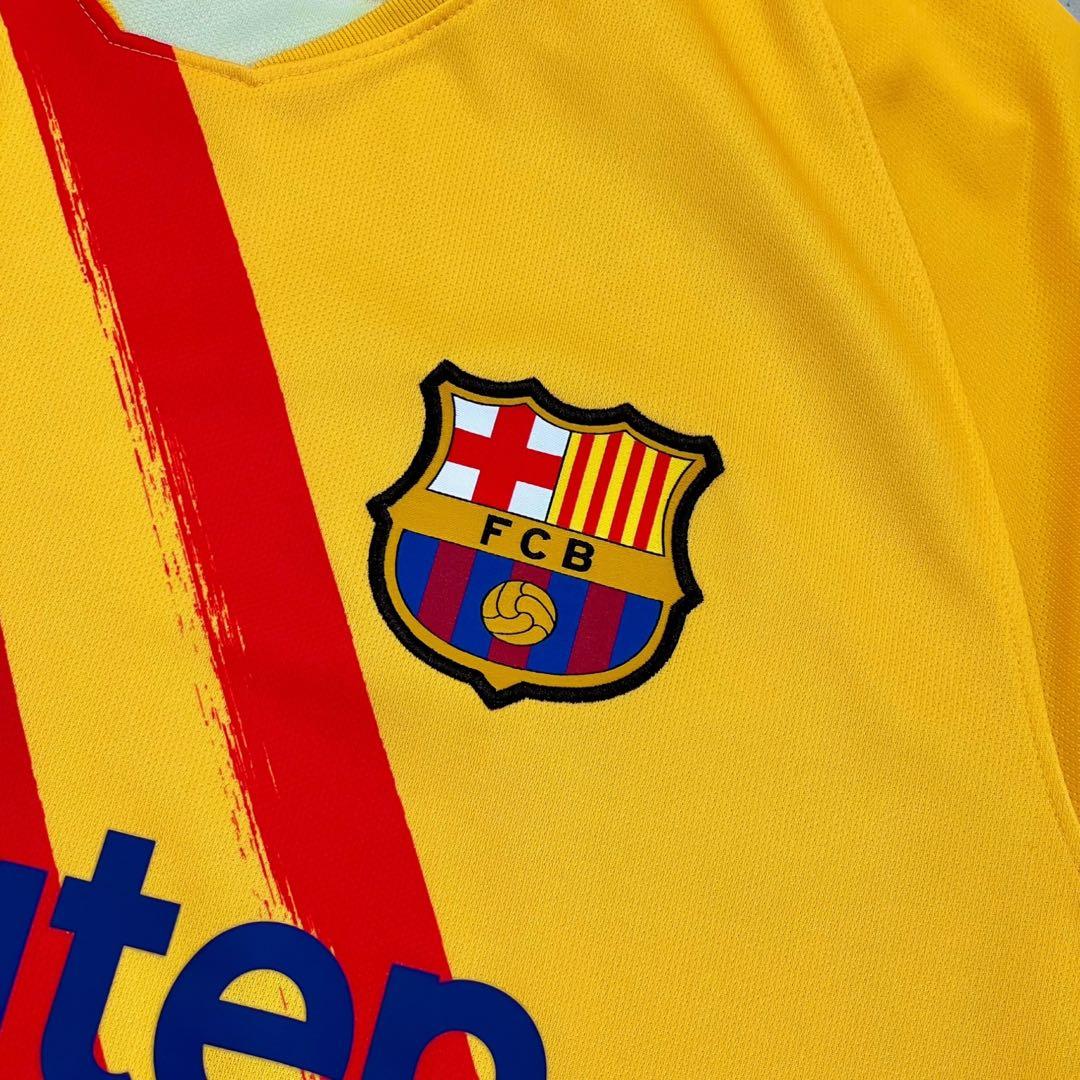 【美品】19/20 FCバルセロナ 4th ユニフォーム 半袖 NIKE XL