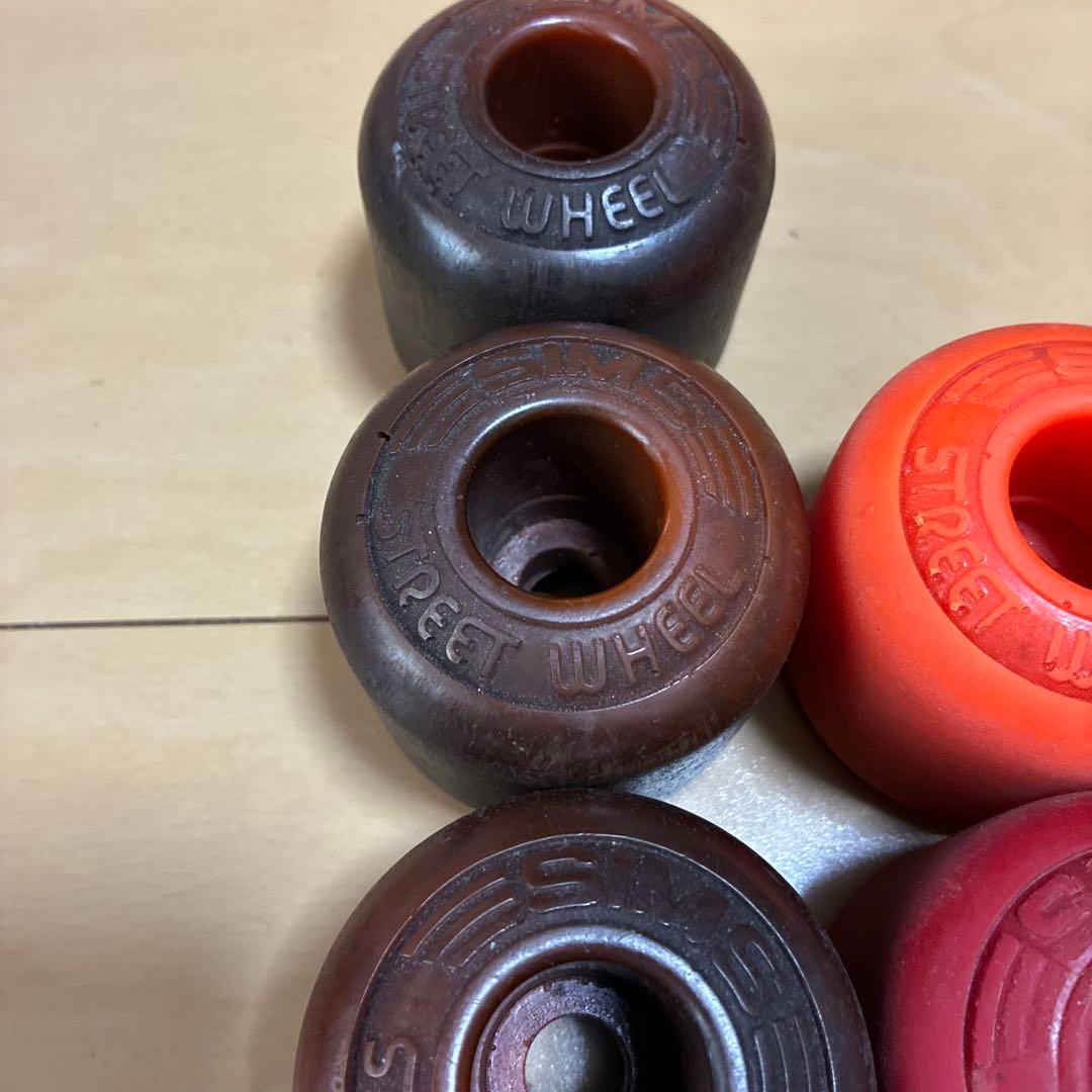 80s SIMS ビンテージ STREET WHEEL ウィール 4+1セット