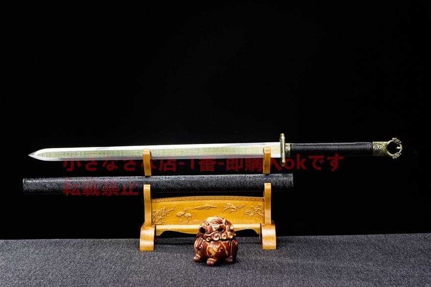 巨刎環首幅刃剣-高性能マンガン鋼 古兵器 武具　刀装具　日本刀　模造刀 居合刀