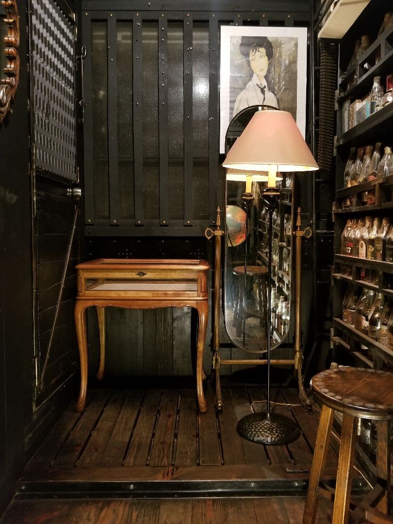 ロバート　アビー　アメリカ製　ヴィンテージ　ブラック　ハンマートーン　ランプ