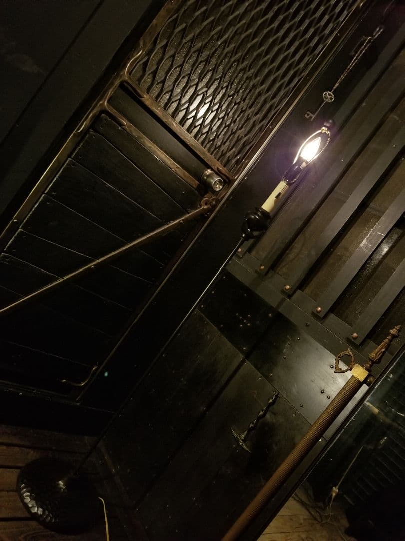 ロバート　アビー　アメリカ製　ヴィンテージ　ブラック　ハンマートーン　ランプ