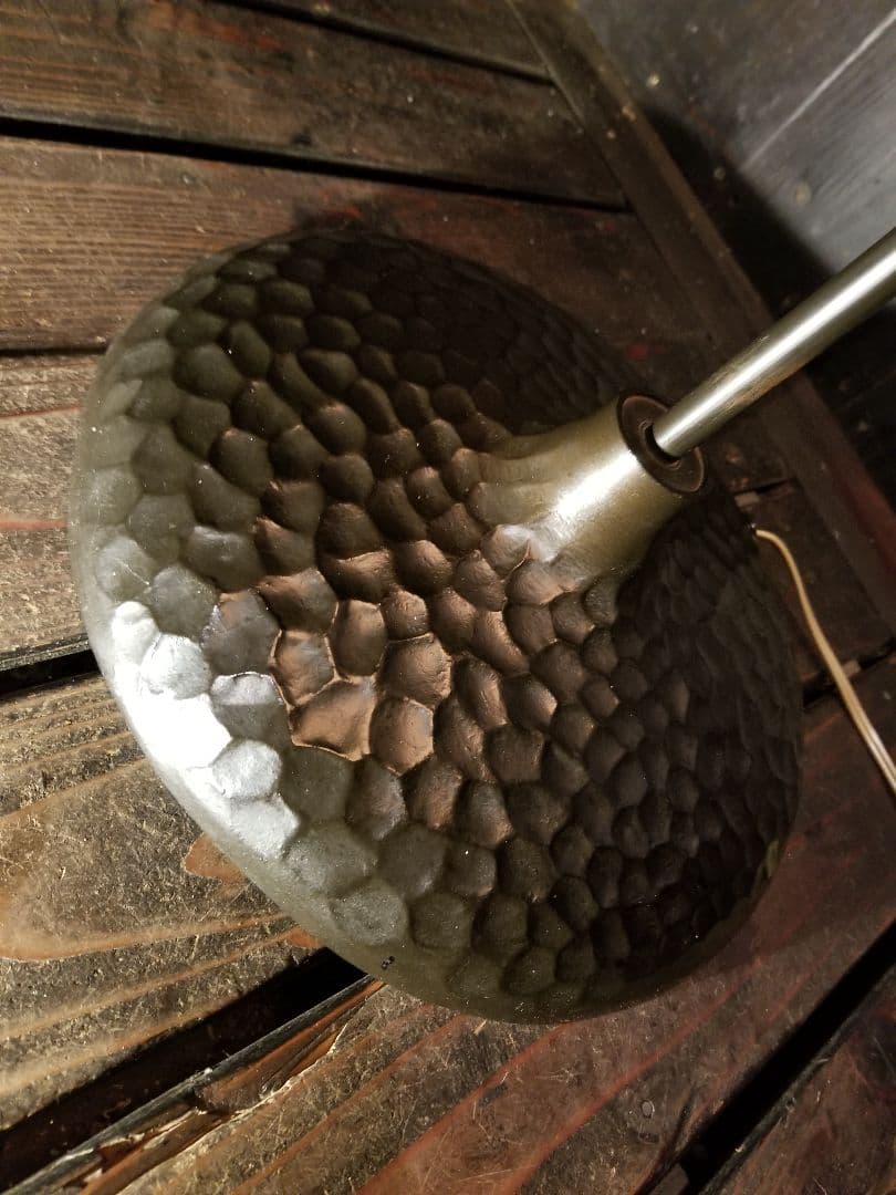 ロバート　アビー　アメリカ製　ヴィンテージ　ブラック　ハンマートーン　ランプ