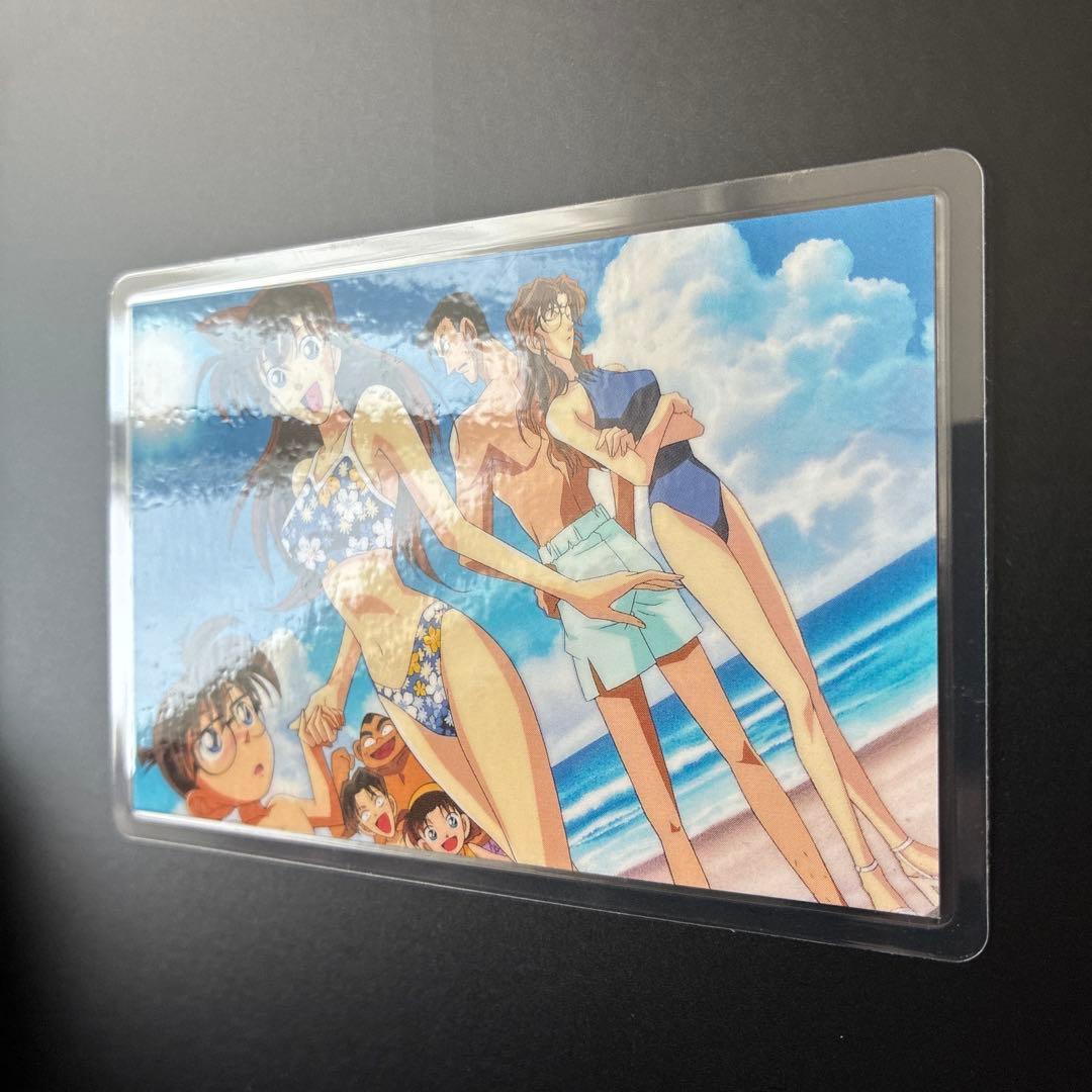 名探偵コナン　ラミネートカード　ラミカ　蘭　探偵団　小五郎　英理　水着　レア