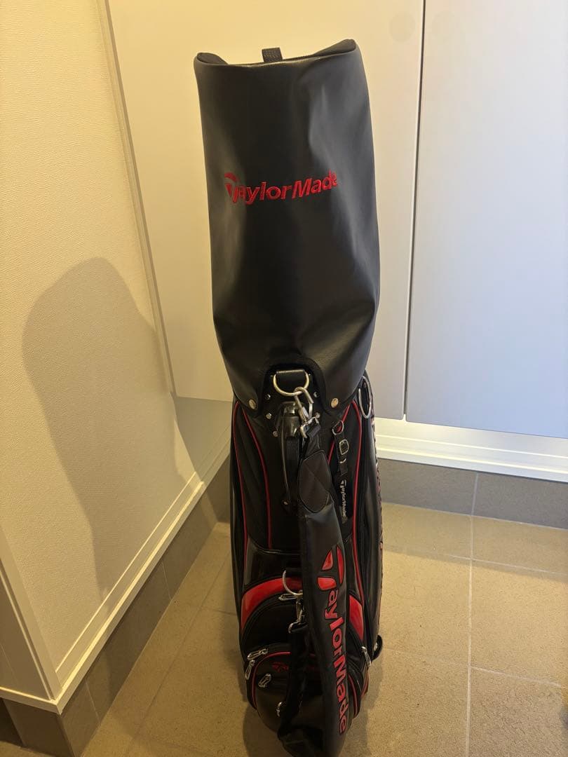 TaylorMade キャディバッグ 黒/赤