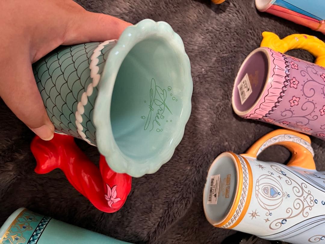 ディズニー 海外限定 プリンセス マグカップ フルセット 未使用 入手困難 廃盤