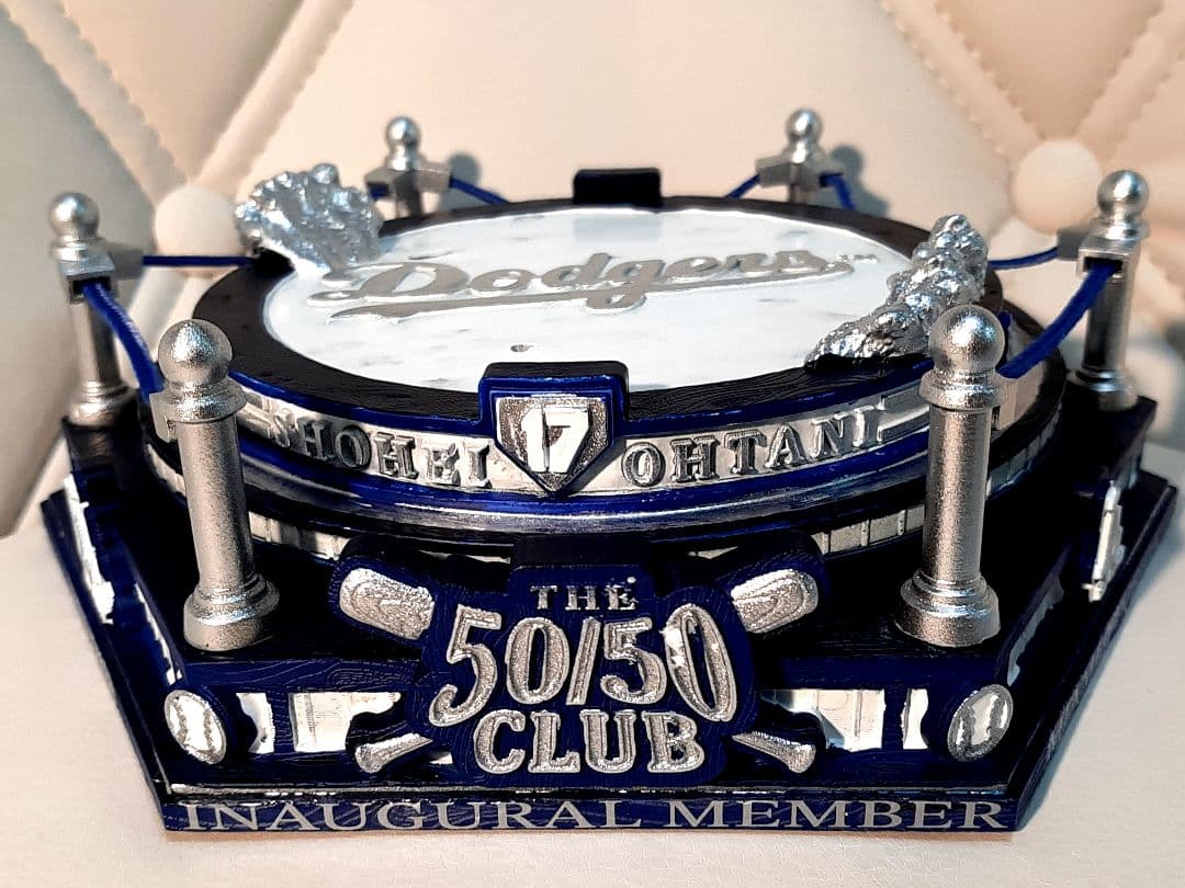 【限定150体】大谷翔平・50/50・プラチナ・スピニングデュアル ボブルヘッド
