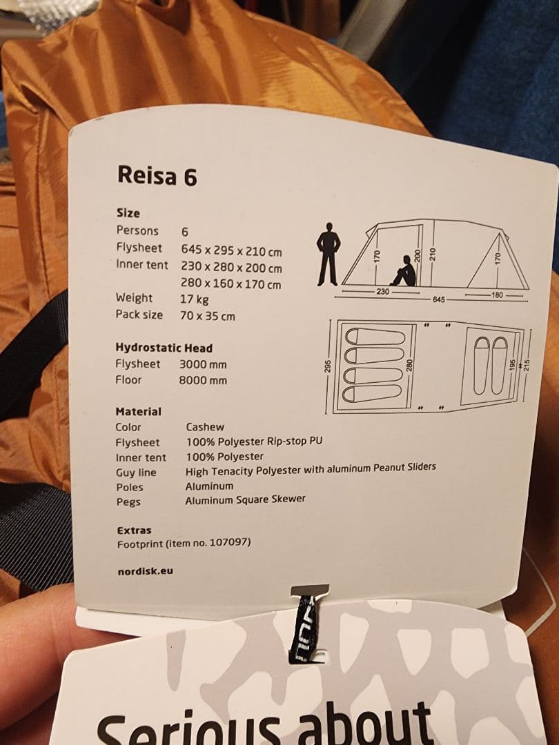 NORDISK ノルディスク レイサ6テント