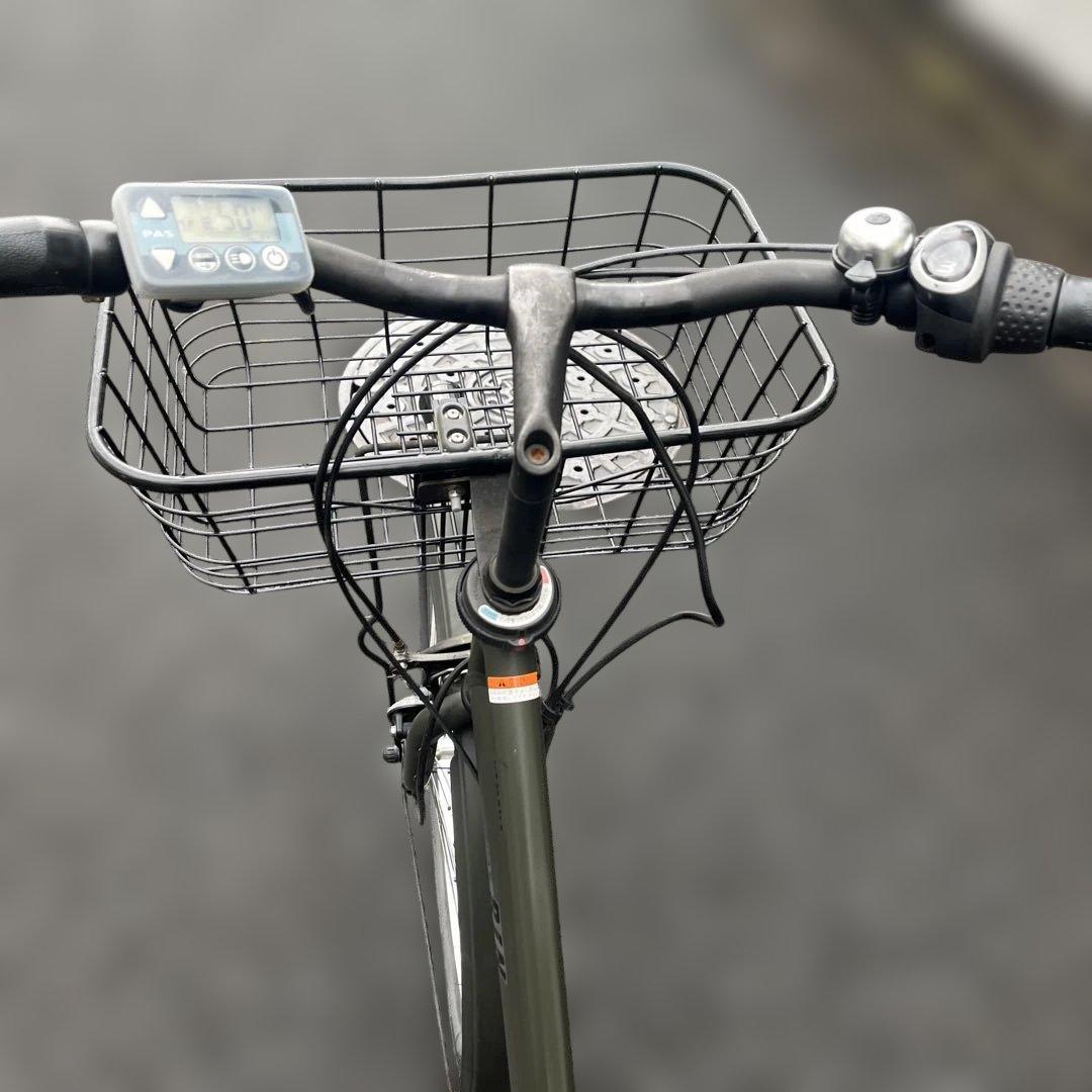 ヤマハ電動自転車RIN マットオリーブ色　良好です