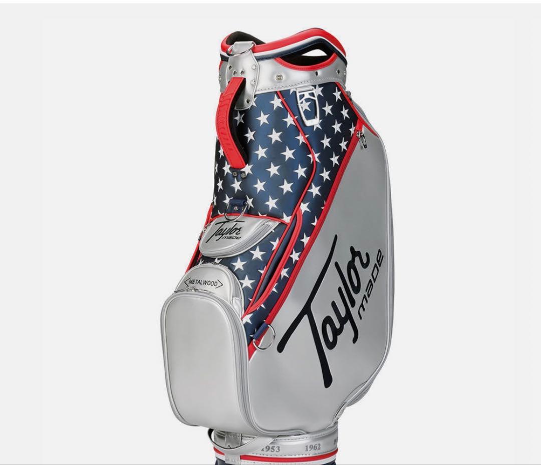 【限定品】 テーラーメイド USA柄 スタッフバッグ キャディバッグ プロ使用