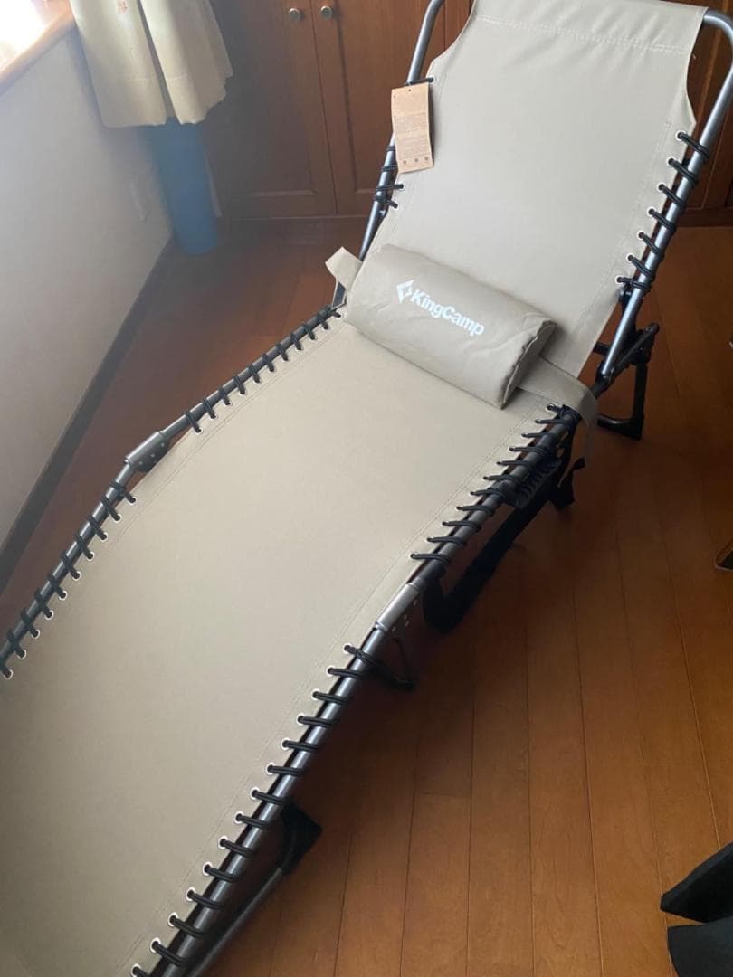 折りたたみ チェア コンパクト ベンチ三用 コット 5段階調節