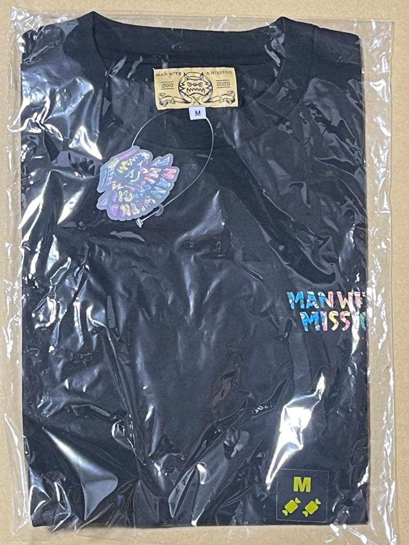 新品未開封 マンウィズ 10周年 メモリアルTシャツ サイズM