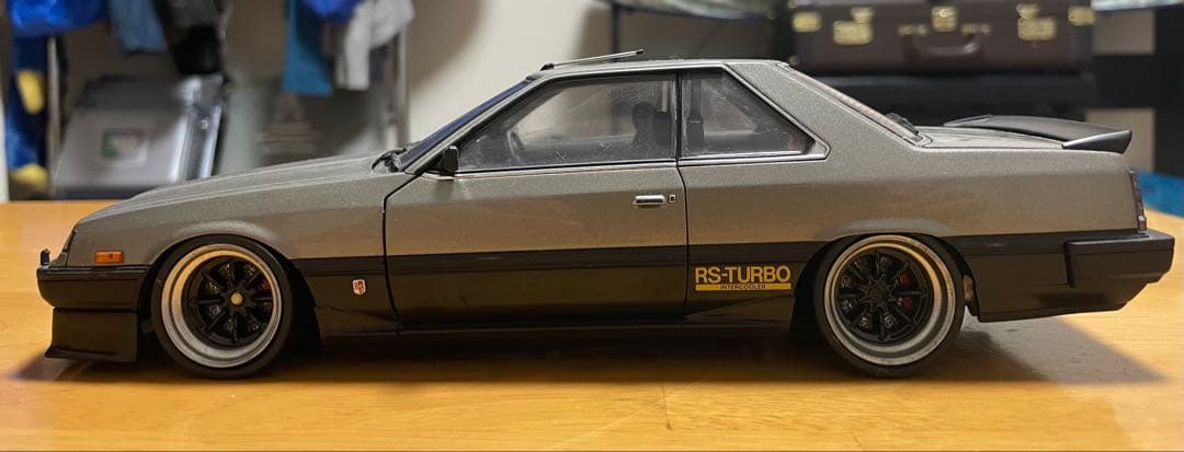 1/18 オートアート R30スカイラインRSターボ 鉄仮面 カスタム仕様 銀色