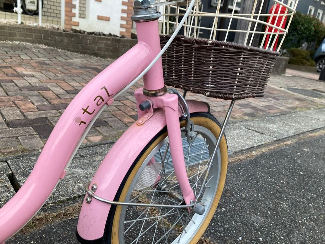 itaz 子供用自転車 16インチ ピンク