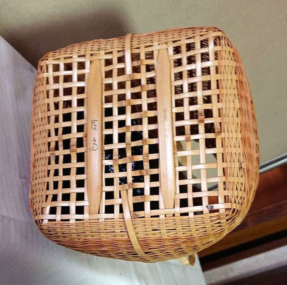 清斎作竹の花籠