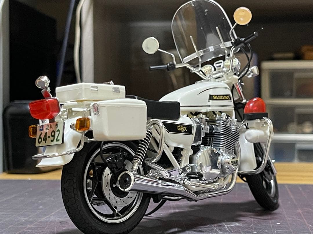 1/12 タミヤ製★GSX750ポリスタイプ★完成品★