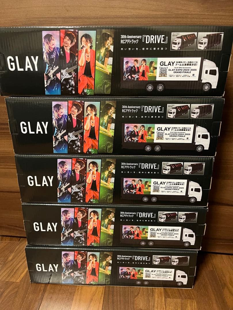 GLAY×GiGO コラボ景品　アドトラック　5台セット　30th