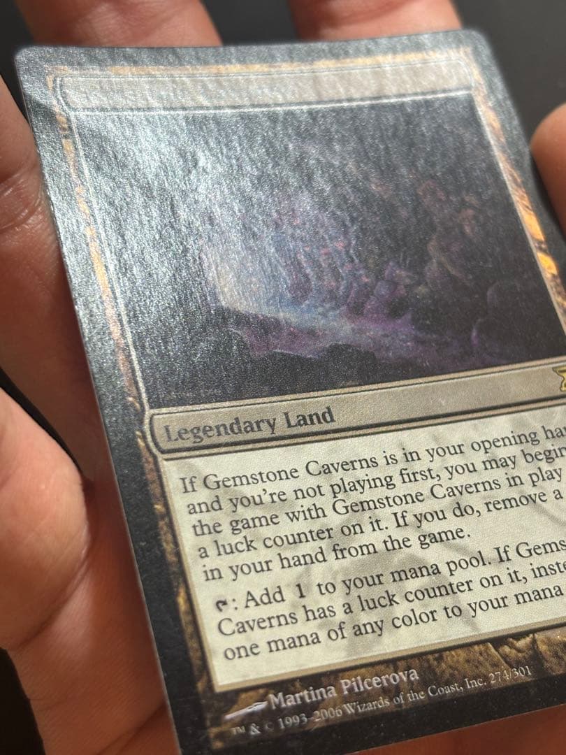 mtg tsp 宝石の洞窟 初版 foil 英語版