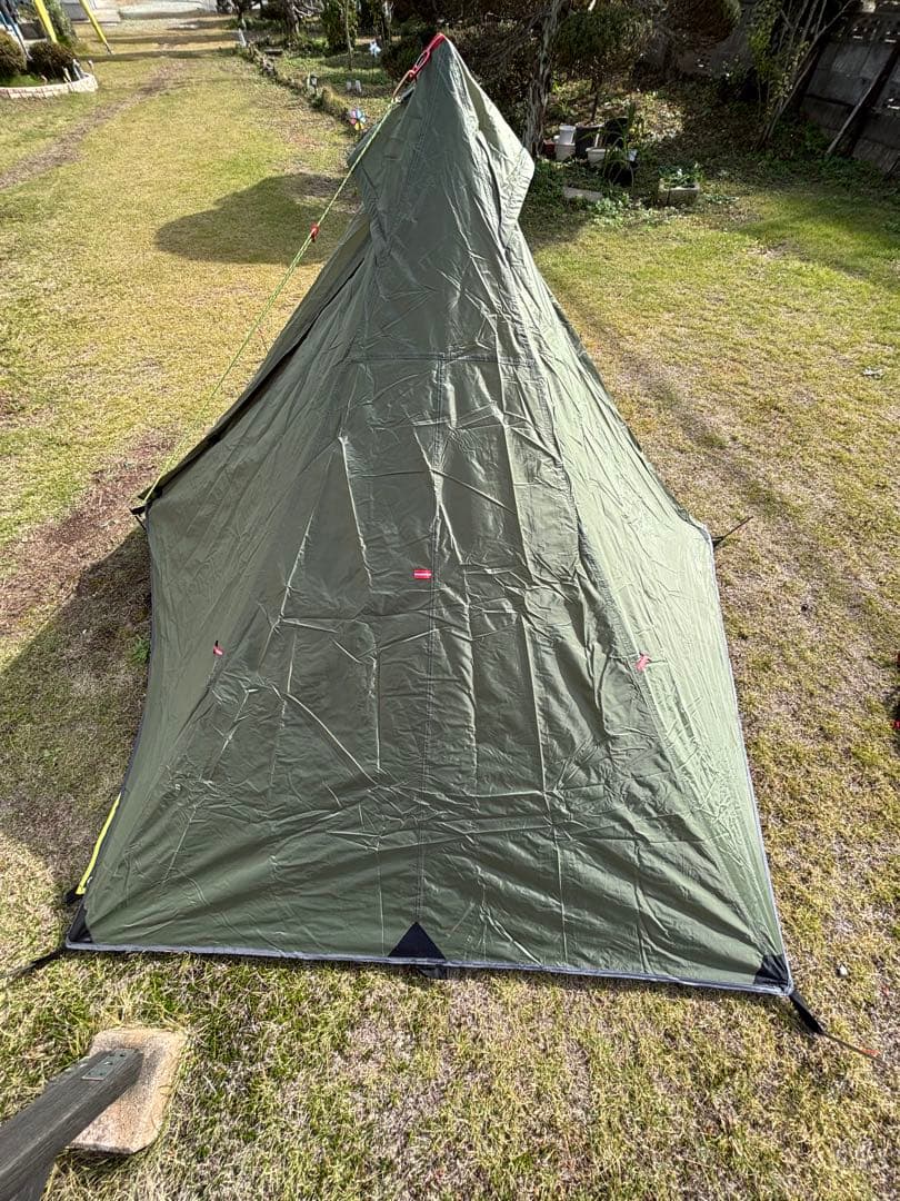 1人用ソロピラミッド型テントセット