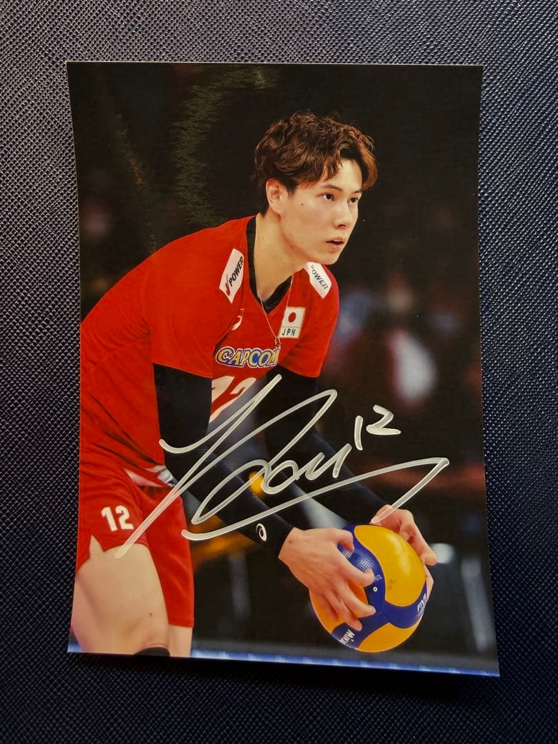 バレーボール男子日本代表　髙橋藍選手　直筆サイン入り写真
