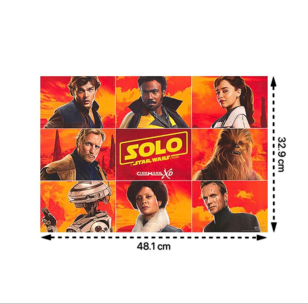 *限定枚数*映画館用片面印刷ポスターUS版: ハンソロ スターウォーズストーリー