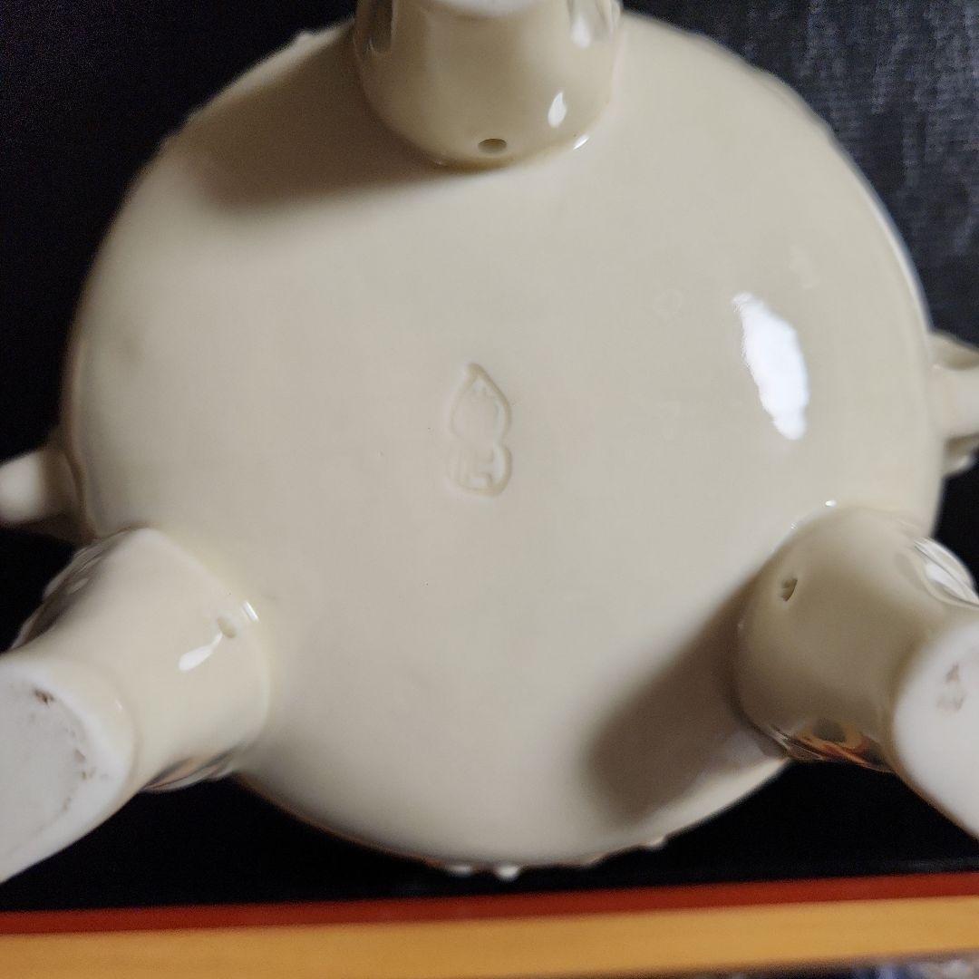 徳化窯白磁三獣足香枦