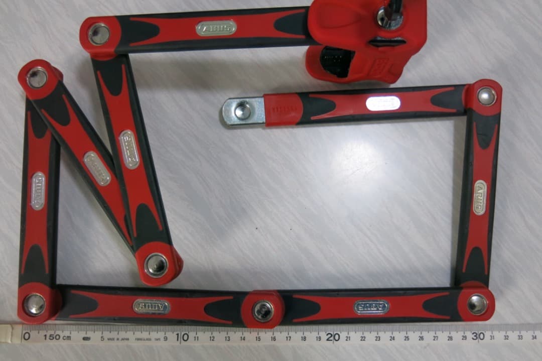 アブスABUS BORDO Big6000FoldingLock 120cm赤