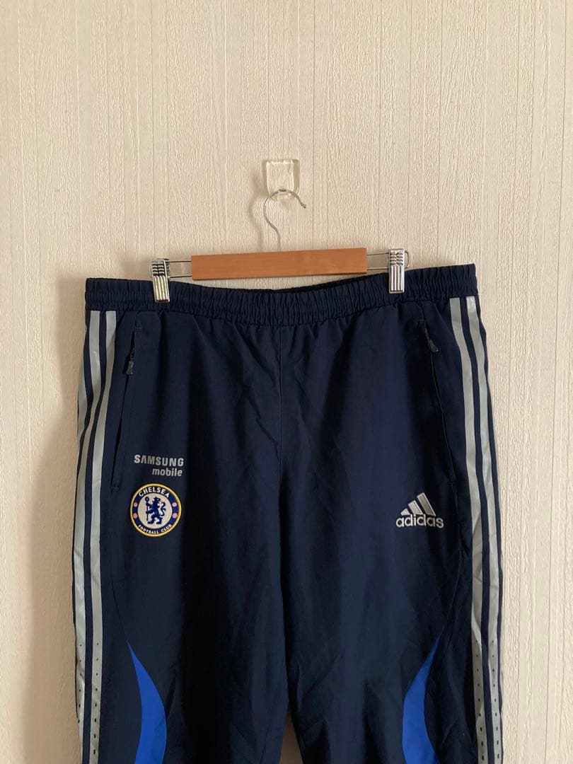 OLD ADIDAS×CHELSEA FC チェルシー ナイロンパンツ ネイビー