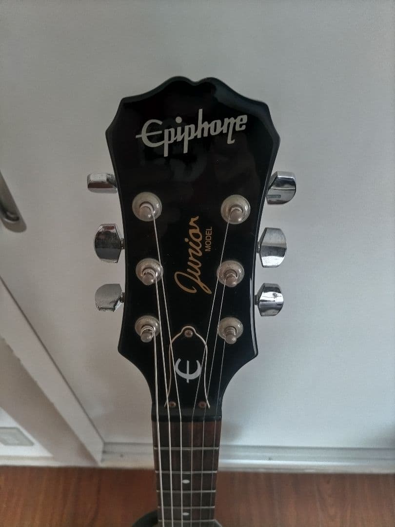 まさ、Epiphone レスポールジュニア、ピックアップ社外p90