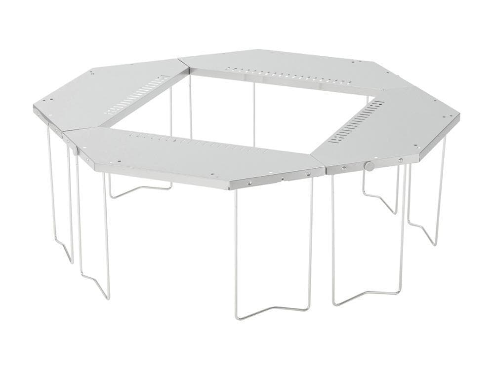 ジカロテーブル/スノーピーク 　ステンレス製六角形折りたたみテーブル