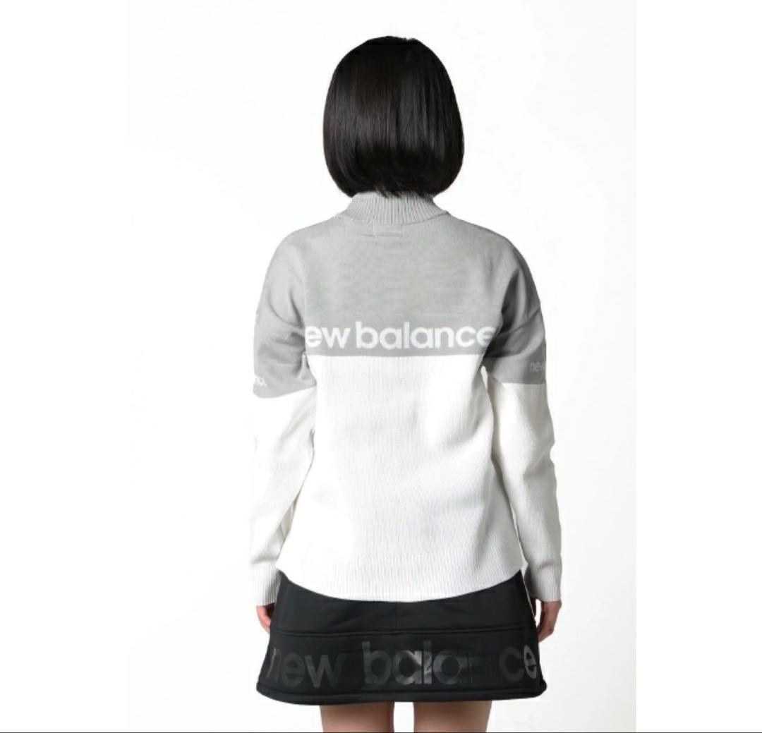 new balance セーター サイズ2ブラック／ホワイトタグ付き新品