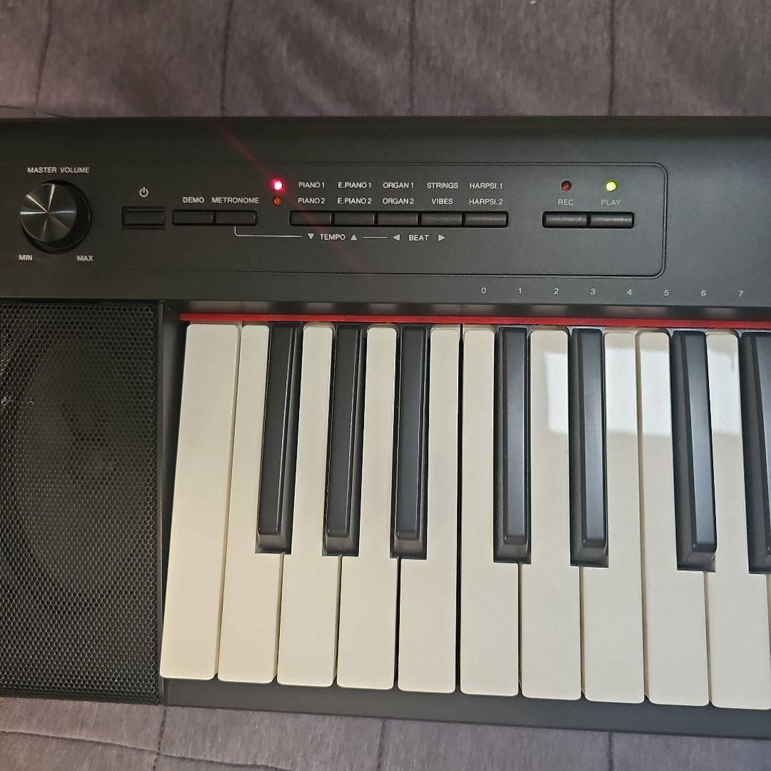 YAMAHA電子キーボードNP-32(76鍵盤)ブラック 電源アダプター無し