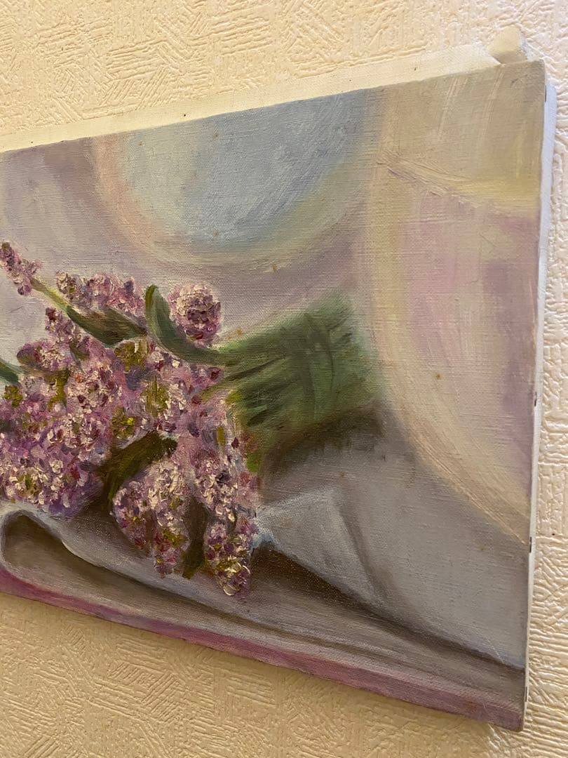 油彩画【lavender】一点もの　F4