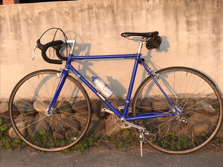 激レア整備済高級パーツフルカスタムクロモリロードバイク金線引き