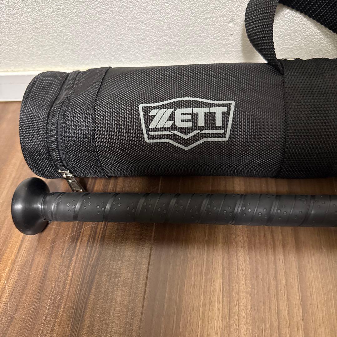 極美品 ZETT MONSTERB.C. モンスターブラックキャノン軟式バット